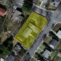 7 Arapahoe Rd, Newton MA 02465-2202 aerial view