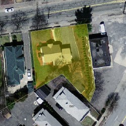 18 Auburn St, Newton MA  02465-2205 aerial view