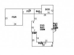 13 Parker Ave, Newton MA 02459-2634 floor plan