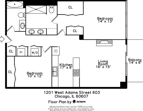 1201 Adams St, Chicago IL  60607-2801 exterior