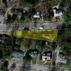 110 Avalon Rd, Newton MA  02468-1612 aerial view