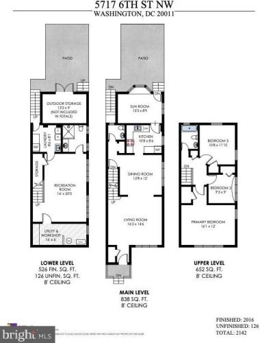 5717 6 St, Washington DC 20003-2706 exterior