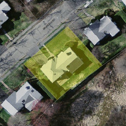 45 Brandeis Rd, Newton MA  02459-2707 aerial view