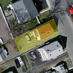 125 Bridge St, Newton MA 02458-1105 aerial view