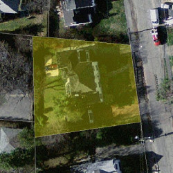 39 Crescent Ave, Newton MA 02459-2133 aerial view