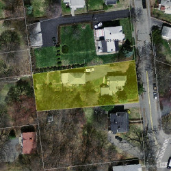 109 Freeman St, Newton MA 02466-1212 aerial view