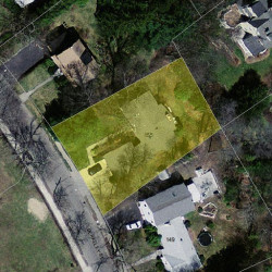 155 Berkeley St, Newton MA 02465-2637 aerial view