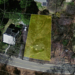328 Quinobequin Rd, Newton MA  02468-2104 aerial view