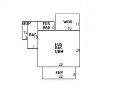 8 Central Close, Newton MA  02466-2305 floor plan