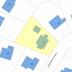 83 Commonwealth Park, Newton MA  02459-1024 plot plan