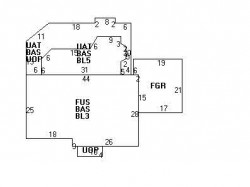 39 Greylock Rd, Newton MA 02465-2731 floor plan