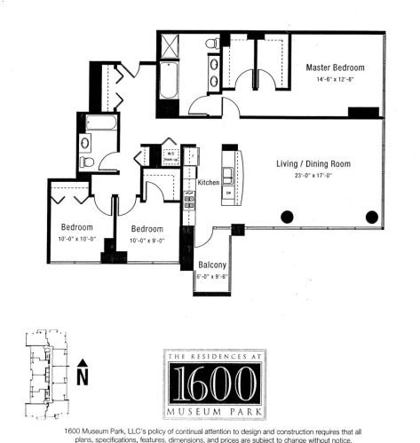 1629 Prairie Ave, Chicago IL 60616-4403 exterior