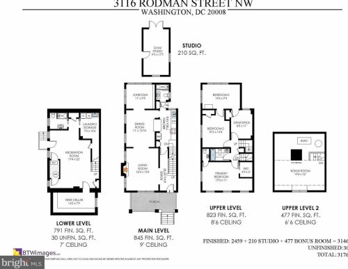 3116 Rodman St, Washington DC 20008-3117 exterior