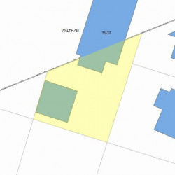 35 Berkshire Rd, Newton MA 02460-2403 plot plan