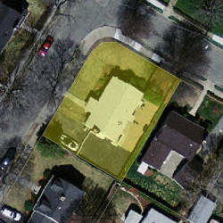 31 Star Rd, Newton MA 02465-1039 aerial view