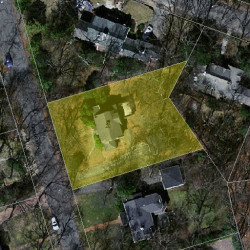 20 Gammons Rd, Newton MA  02468-1216 aerial view
