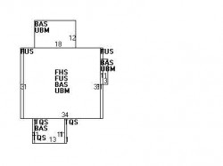 16 Fairview St, Newton MA  02458-2209 floor plan