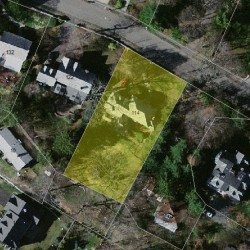 114 Bellevue St, Newton MA 02458-1921 aerial view