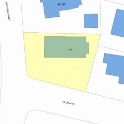 104 Side Pkwy, Newton MA 02458-1816 plot plan