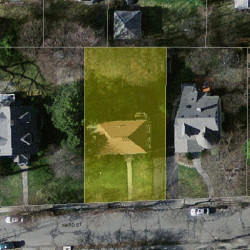 535 Ward St, Newton MA 02459-1109 aerial view