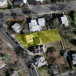 366 Langley Rd, Newton MA  02459-2353 aerial view