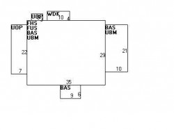 23 Converse Ave, Newton MA  02458-2503 floor plan