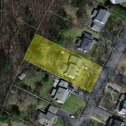 31 Oakland Ave, Newton MA 02466-1704 aerial view