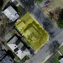 29 Brewster Rd, Newton MA  02461-1334 aerial view