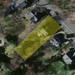 131 Cypress St, Newton MA  02459-2225 aerial view