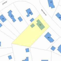 192 Nehoiden Rd, Newton MA 02468-1344 plot plan
