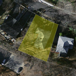 79 Ripley St, Newton MA 02459-2210 aerial view