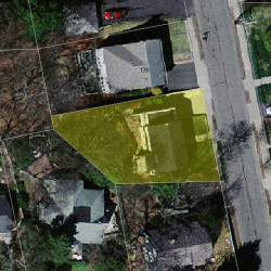 145 Morton St, Newton MA  02459-1530 aerial view