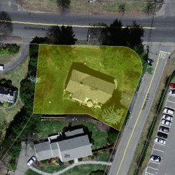 1640 Commonwealth Ave, Newton MA  02465-2821 aerial view