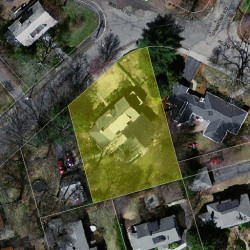 6 Ashmont Rd, Newton MA  02468-1203 aerial view