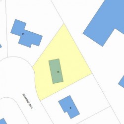15 Belmore Park, Newton MA 02462-1503 plot plan