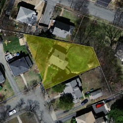 74 Adella Ave, Newton MA 02465-1922 aerial view