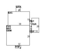 291 Crafts St, Newton MA 02460-1201 floor plan