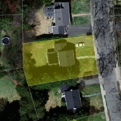 58 Ferncroft Rd, Newton MA 02468-1214 aerial view