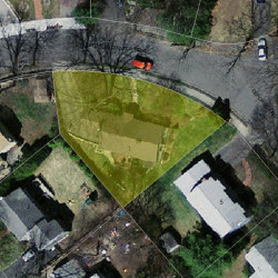 99 Clearwater Rd, Newton MA 02462-1131 aerial view