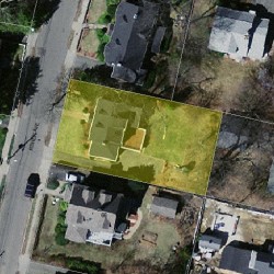 60 Fisher Ave, Newton MA 02461-1107 aerial view