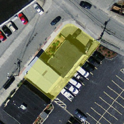 97 Rumford Ave, Newton MA  02466-1311 aerial view