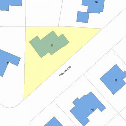 48 Gralynn Rd, Newton MA 02459-1341 plot plan