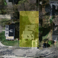 53 Elmore St, Newton MA 02459-1118 aerial view