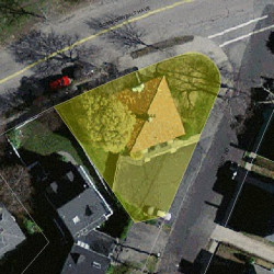 244 Commonwealth Ave, Newton MA 02459 aerial view