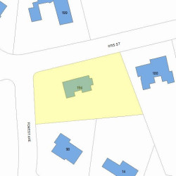 194 Otis St, Newton MA  02465-2524 plot plan