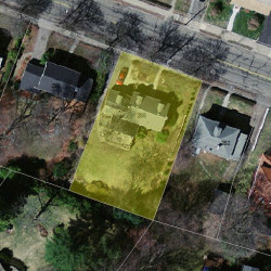 288 Homer St, Newton MA 02459-1414 aerial view