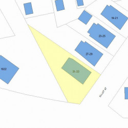 33 Elliot St, Newton MA  02461-1604 plot plan