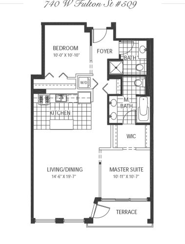 740 Fulton St, Chicago IL  60661-1002 exterior