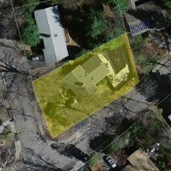 30 Dorr Rd, Newton MA  02458-2701 aerial view
