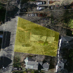 20 Emerson St, Newton MA  02458-1605 aerial view